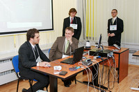 Formal project presentation at the university