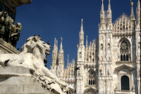 Milano, Cathedral view