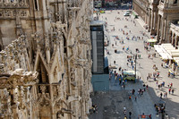 Views from Milan Cathedral (Duomo di Milano)