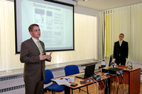 Formal project presentation at the university