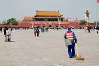 Sunny afternoon in the Tiananmen Square